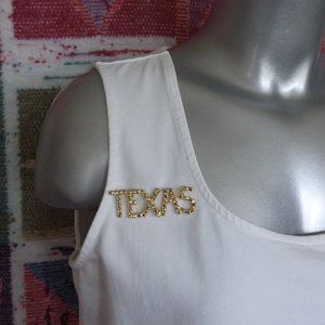 TEXAS “Gold Nugget” Gold Tone Lapel Pin/Brooch